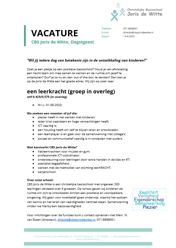 vacature